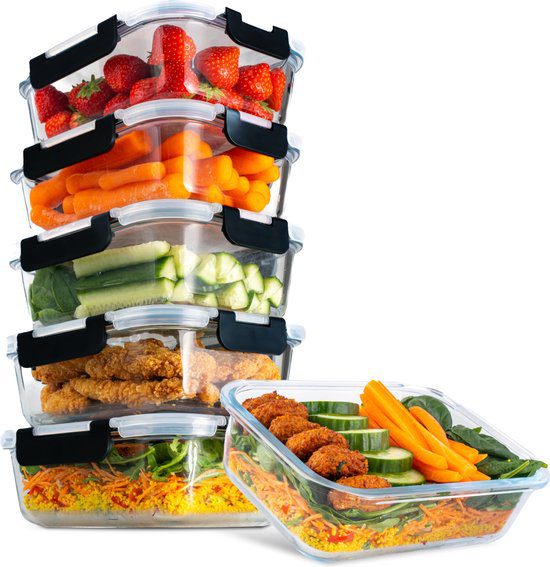 Vivid Green Vershoudbakjes Glas