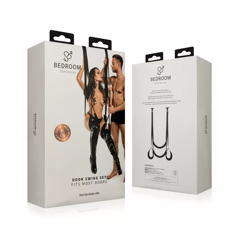 Bedroom Fantasies Door Swing Set in zwart