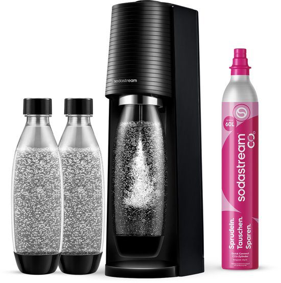 SodaStream Terra bruiswater machine zwart Quick Connect koolzuur