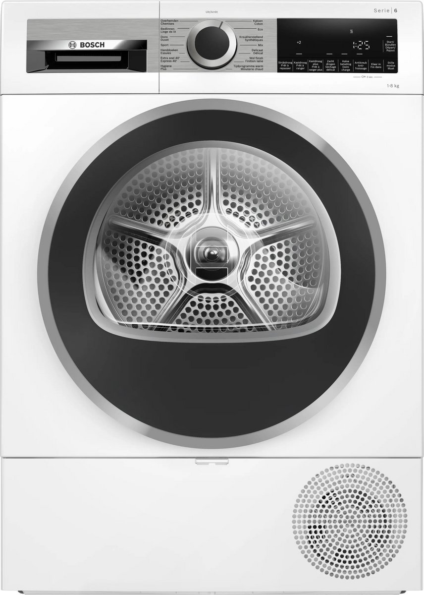 Bosch WQG233DLFG Serie 6 warmtepompdroger 8 kg met SelfCleaning Condenser