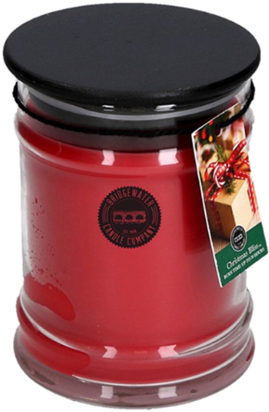 Bridgewater Christmas Bliss grote geurkaars in glazen pot met deksel
