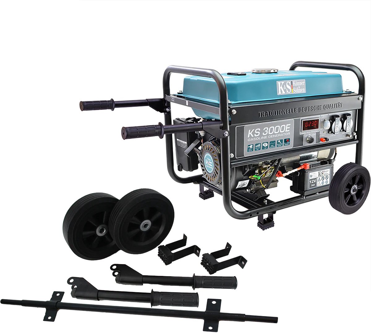 Dutchprepper Generator 2900G op LPG en benzine, 2,9 kilowatt
