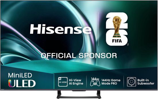 Hisense 55U7Q 55 inch 4K MiniLED 144Hz tv