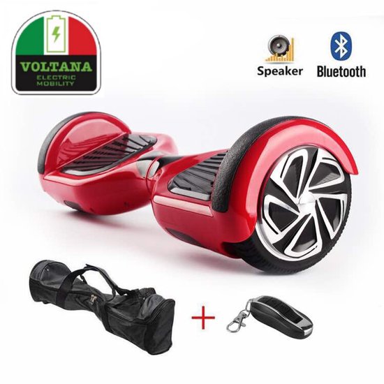 VOLTANA hoverboard rood met app-functie