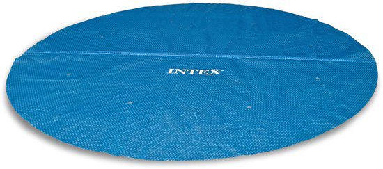 Intex Solar Zwembad Afdekzeil rond 305 cm blauw noppenfolie