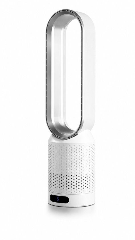 Jensaro bladloze stille torenventilator wit met luchtzuivering 30 dB
