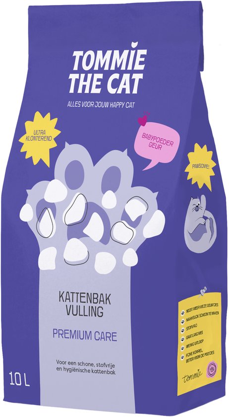 Tommie the Cat klontvormende kattenbakvulling van 20 liter