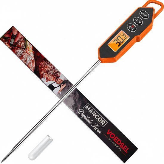 Mancor Vleesthermometer Digitaal opvouwbaar met magneet
