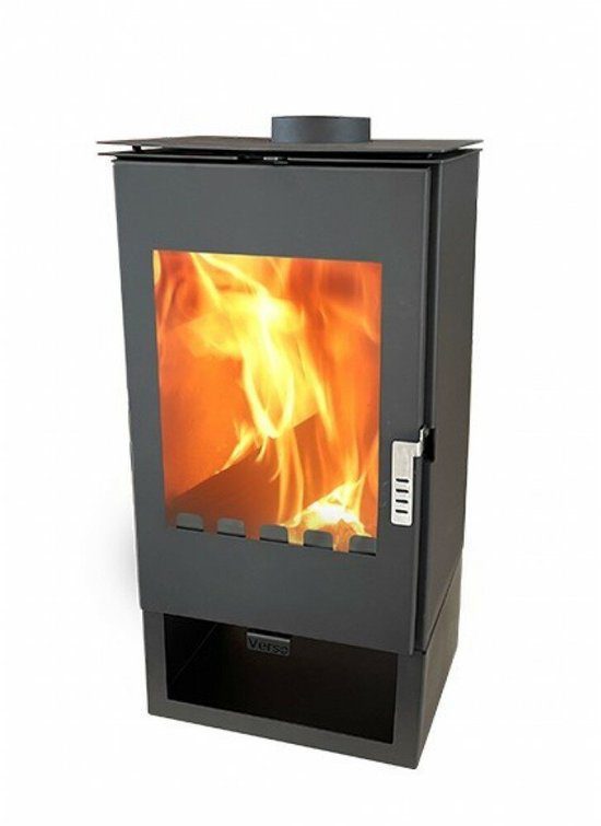 MaxxHome moderne vrijstaande houtkachel 7,5 kW zwart