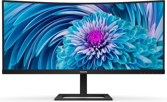 Philips 346E2CUAE 34 inch curved ultrawide monitor met USB-C