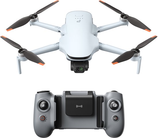 Potensic ATOM 3 grijze opvouwbare drone met camera aan een gimbal