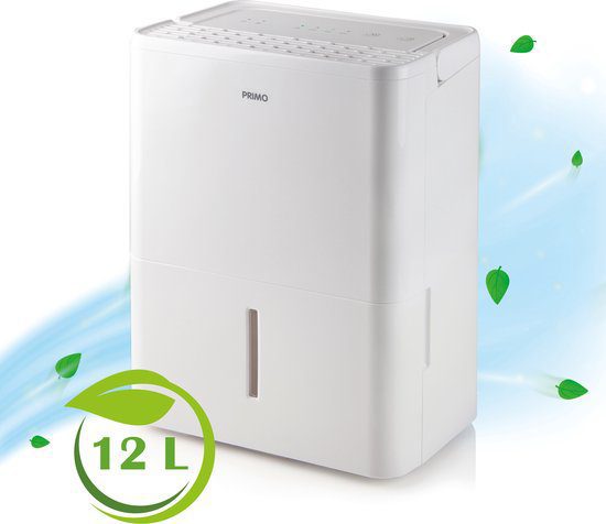 PRIMO PR578DH luchtontvochtiger 12L per dag met hygrometer