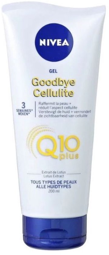 NIVEA Q10 anti-cellulite gel in een tube van 200 milliliter