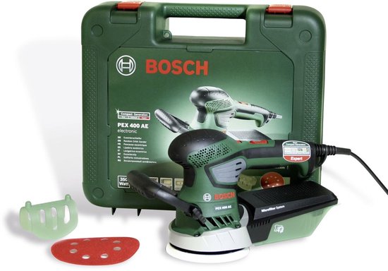 Bosch PEX 400 AE excentrische schuurmachine met stofopvang