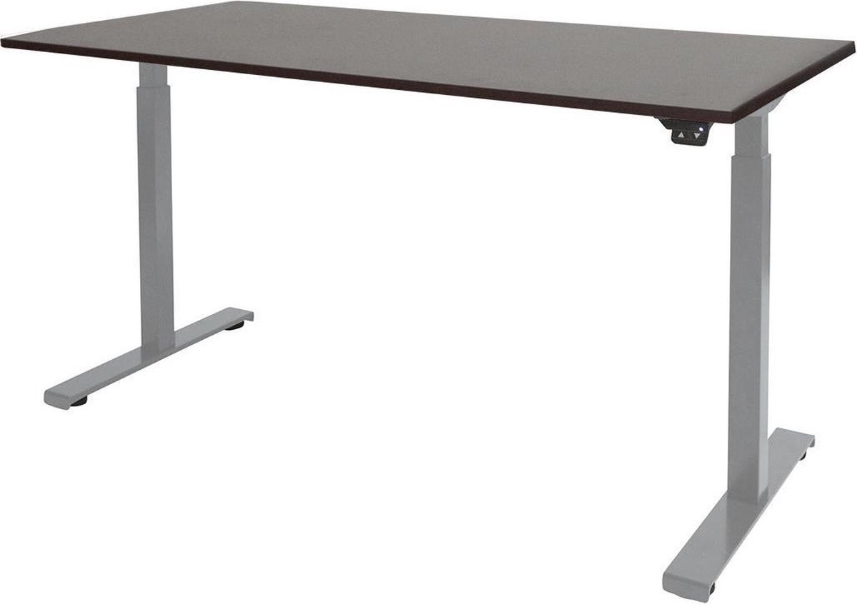 Schaffenburg elektrisch zitstabureau 180x90 met aluminium frame