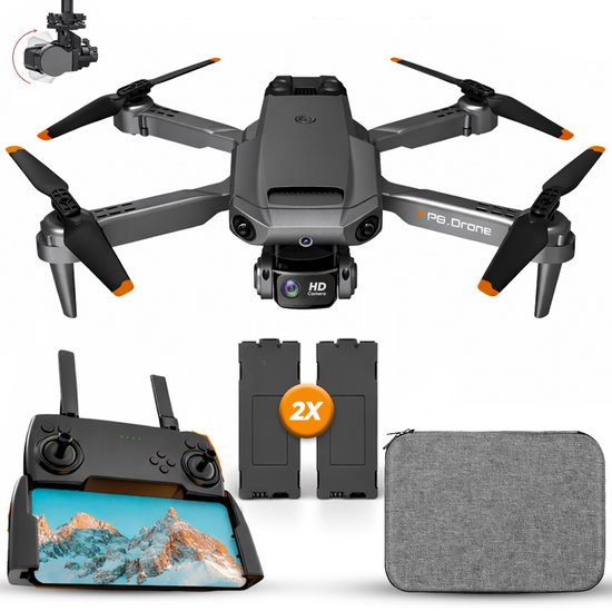 SefSay P8 drone met dubbele camera en opbergtas