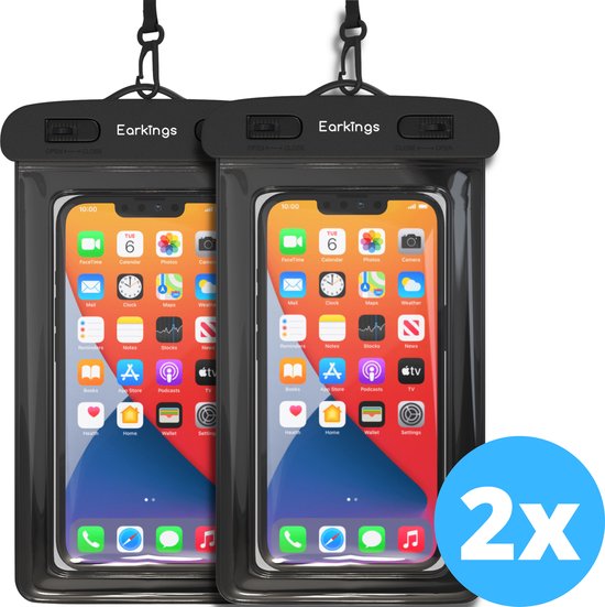 Waterdichte telefoonhoesjes - Drybag Set van 2 stuks - Onderwater Hoesje Telefoon voor... waterdichte telefoonhoesjes 