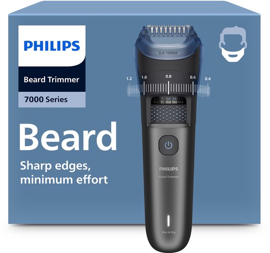 Philips Series 7000 BT7665 baardtrimmer met haaropvangsysteem