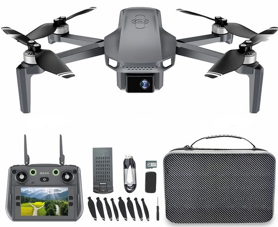 Denver drone met GPS en controller met scherm van 4 inch