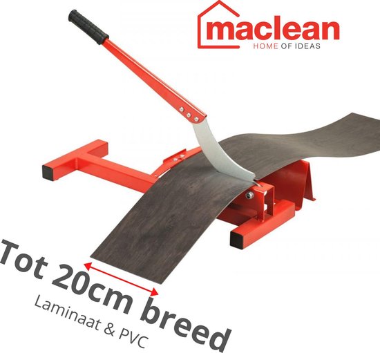 Maclean laminaatsnijder van 20 centimeter voor laminaat en pvc