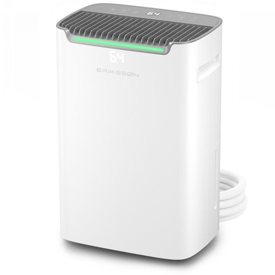 Erikssøn Dry Pro Plus luchtontvochtiger - 20 liter/dag - Was-droog functie vochtvreter 