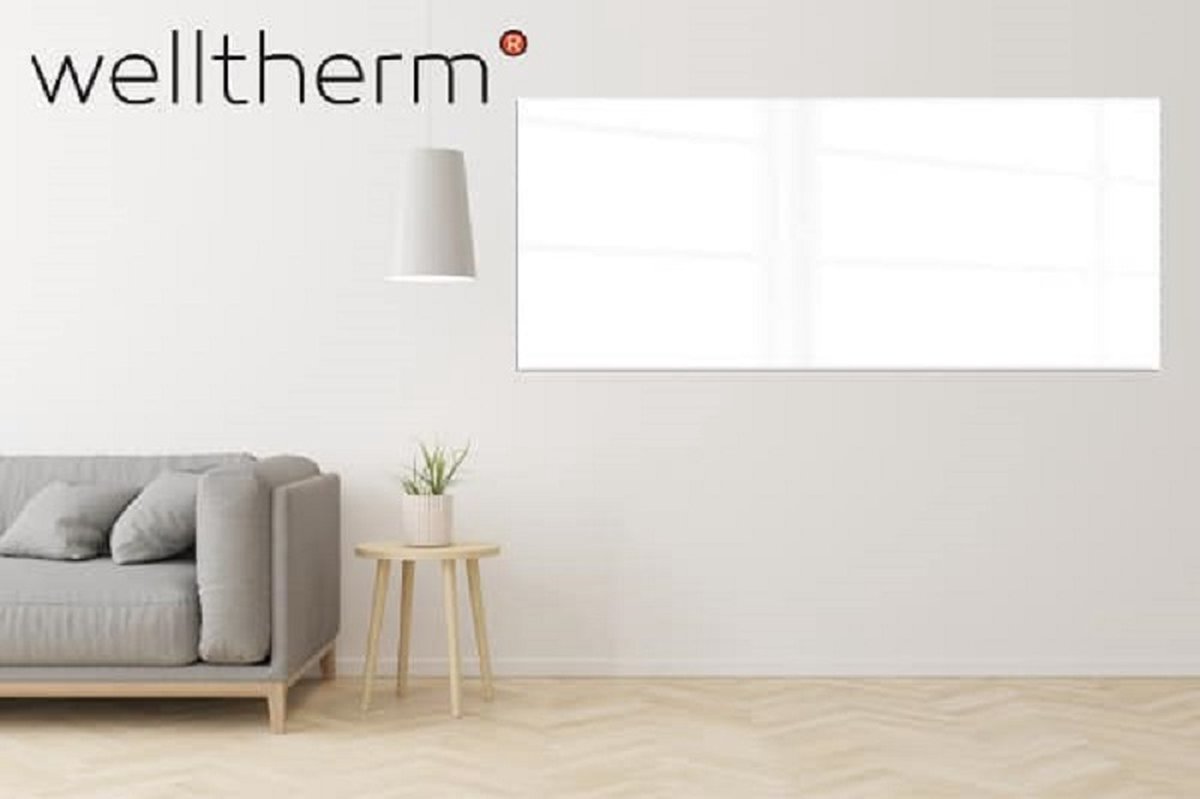 Welltherm metalen infrarood paneel in RAL-kleur
