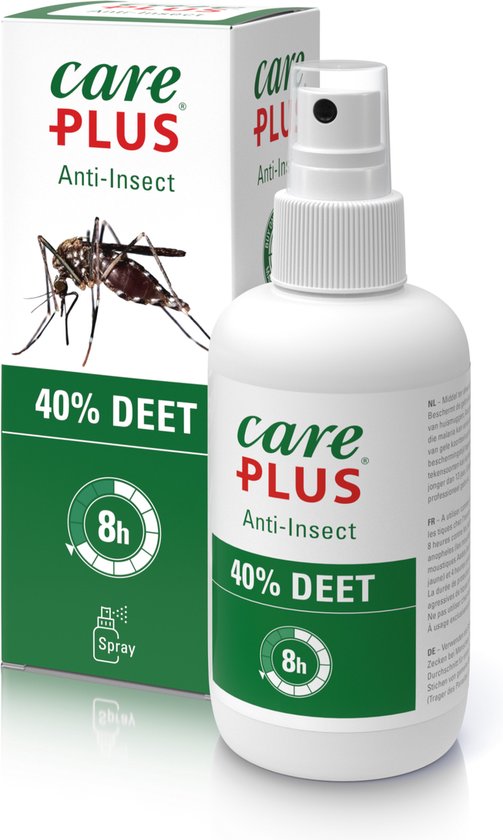 Fles Care Plus Anti-Insect Deet 40% Spray van 200 ml