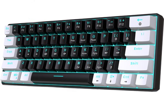HXSJ V900 mechanisch gaming toetsenbord met 61 toetsen en RGB