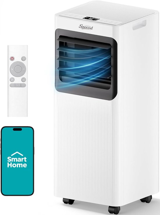 Mobiele Airco 9000 BTU stille draagbare airconditioner met wifi