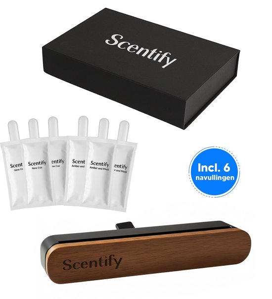 Scentify Autoparfum met houder en zes navullingen