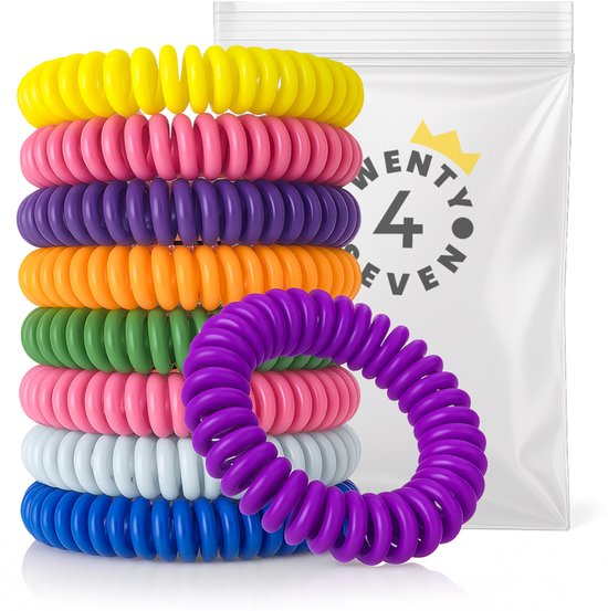 Twenty4seven Anti Muggen Armband, verpakking van 10 stuks