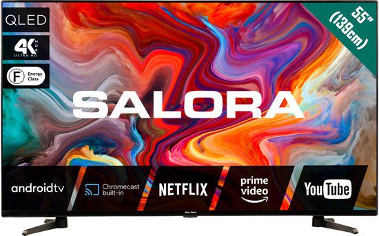 Salora 55QLEDTV 55 inch 4K QLED smart tv