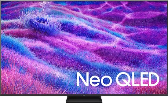 Samsung QE55QN80F 55 inch Neo QLED tv op een smalle voet