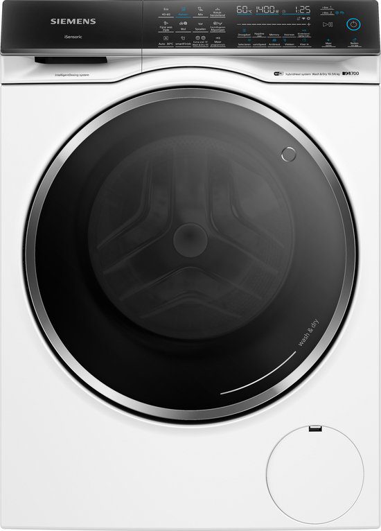 Siemens WN54C2A0NL iQ700 wasdroogcombinatie 10,5 kg met automatisch doseren