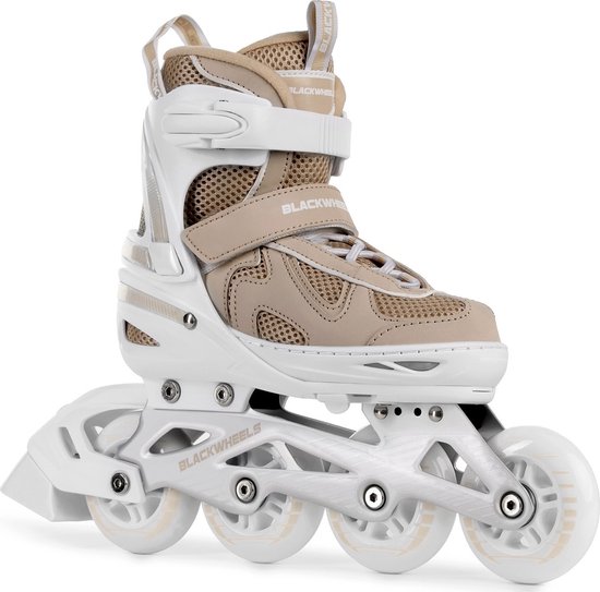 Blackwheels Skeelers Flex Pro in beige, maat 34-37