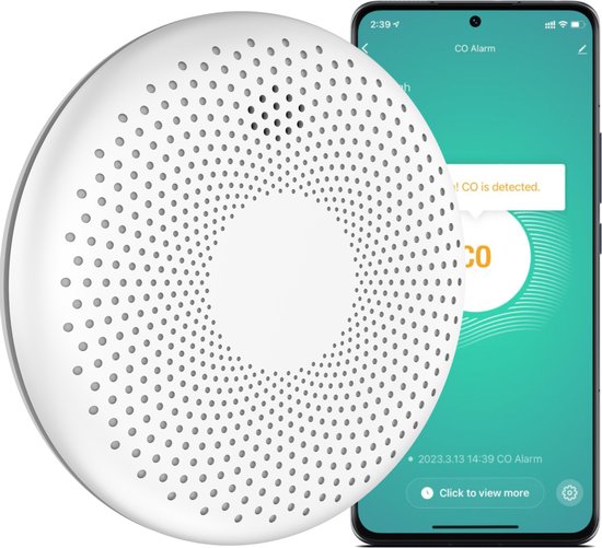 Aroha Smart Connect combimelder voor rook en koolmonoxide