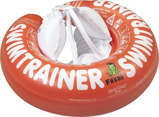 SWIMTRAINER Classic rode zwemtrainer voor baby van 3 maanden tot 4 jaar