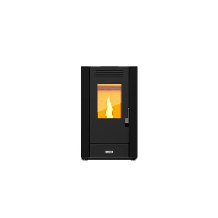 Vaasa pelletkachel 6,3 kW in zwart