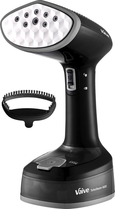 VAIVE TurboSteam kledingstomer handstomer inklapbaar 1600W zwart