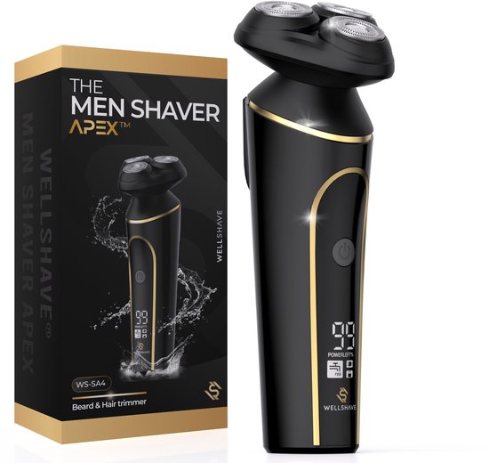 Wellshave Apex 2-in-1 elektrisch scheerapparaat voor mannen met trimmer