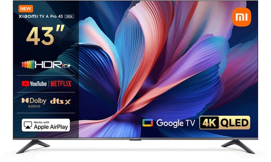 Xiaomi TV A Pro 2026 43 inch met dun metalen frame Xiaomi TV A Pro 2026 43 inch met dun metalen frame