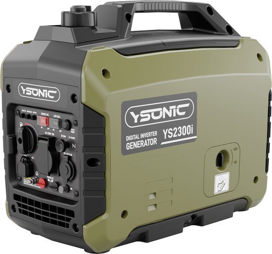 YSONIC YS2300i inverter generator 2 kW benzine fluisterstil 58 dB